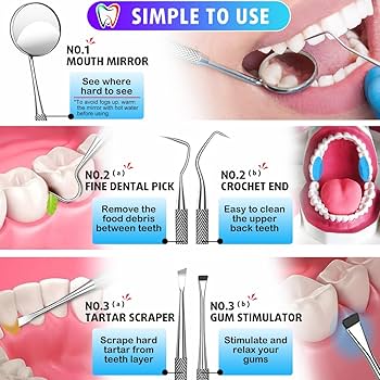 【裁断済み】ＨＯＭＥ　ＤＥＮＴＩＳＴ　ＰＲＯＦＥＳＳＩＯＮＡＬ 1〜5 G.CATACC Professional 6-Piece Stainless Steel Dental Tools Kit